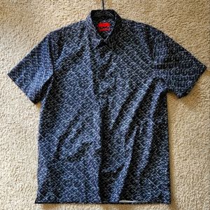 HUGO BOSS Allover Print Dress Shirt